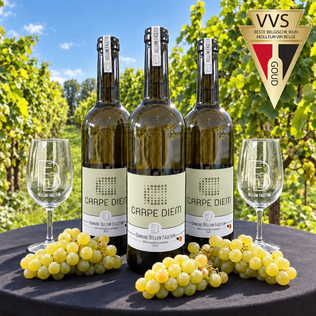 Carpe Diem - médaille d'or - vin blanc belge